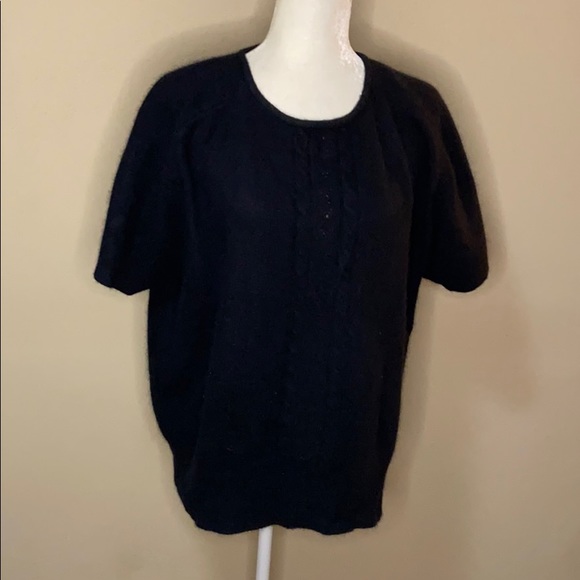 Jacqueline Ferrar lambswool angora black Sweater - Picture 4 of 9